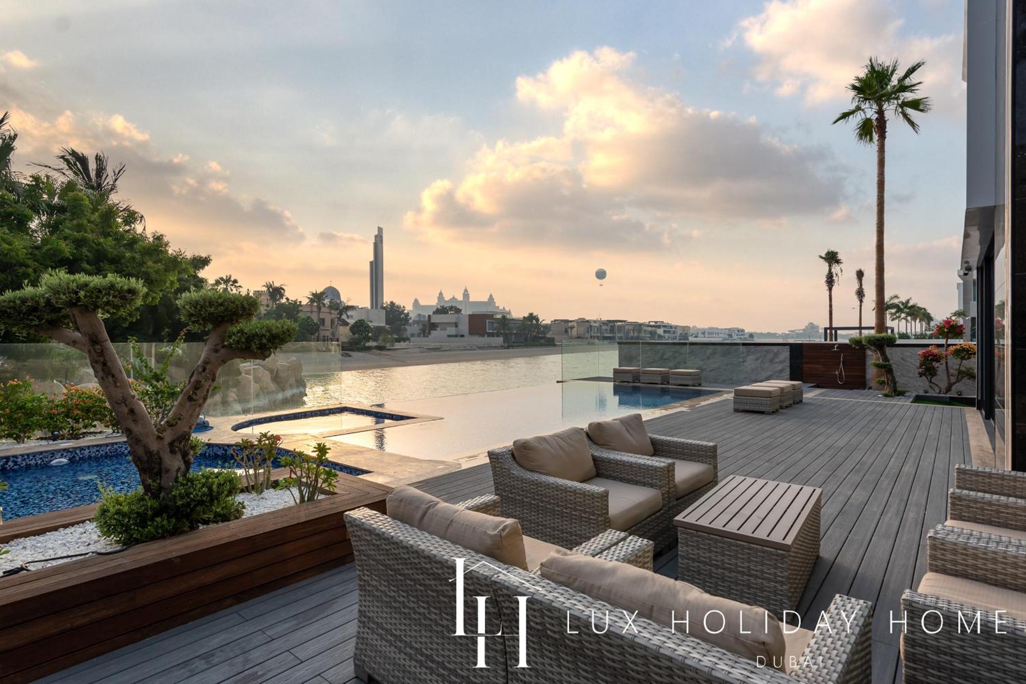 Lux Custom Palm Island Mansion Villa Sabkhah Exterior photo